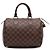 Louis Vuitton Brown Damier Ebene Speedy 25 Marrone