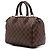 Louis Vuitton Brown Damier Ebene Speedy 25 Marrone - vista 2