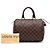 Louis Vuitton Brown Damier Ebene Speedy 25 Marrone - vista 7