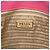 Tote Prada em lona com bolso frontal e acabamentos em couro com tachas, bege Rosa - vista 5