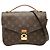 Louis Vuitton Brown Monogram Pochette Metis Marrom
