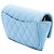 Custodia per occhiali con catena Chanel Blue CC Quilted Caviar Blu chiaro - vista 2
