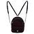 Chanel Mini gesteppter Tweed Rucksack in Schwarz mit CC-Tasche
