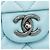 Chanel Blue Large Quilted Aged Calfskin Coco Soft Flap Blu chiaro - vista 5