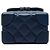 Chanel Blue Mini CC Quilted Calfskin Trunk Flap Azul Azul marinho - vista 3