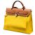 Hermès Yellow Toile Herbag Zip 31 Gelb - Ansicht 2