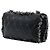 Chanel Black CC Quilted Lambskin Tweedy Flap Nero - vista 2
