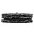 Chanel Black CC Quilted Lambskin Tweedy Flap Nero - vista 3