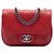 Chanel Red Paris Dallas Goatskin Wild Stitch Flap Rosso