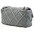 Chanel Gray Medium Quilted Crinkled Calfskin Ultra Stitch Flap Marrone - vista 2