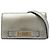 Autre Marque Clutch JAdior Dior in vitello metallizzato argento con catena