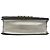 Autre Marque Clutch JAdior Dior in vitello metallizzato argento con catena - vista 3