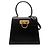 Salvatore Ferragamo Borsa Iconic Top Handle Gancini in pelle nera Small Ferragamo Nero