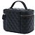 Chanel Black Medium CC Quilted Caviar Vanity Case Nero - vista 2