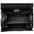 Borsa a tracolla con patta Anagram in pelle nera LOEWE Nero - vista 4
