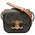Céline Celine Brown Mini Triomphe Coated Canvas Claude Crossbody Marrone Marrone scuro