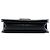 Chanel Black Medium Quilted Calfskin Octagon CC Clasp Flap Nero - vista 3