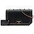 Chanel Black Medium Quilted Calfskin Octagon CC Clasp Flap Nero - vista 7