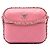 Mini Vanity Case Chanel in lambskin matelassé rosa con catena