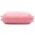 Mini Vanity Case Chanel in lambskin matelassé rosa con catena - vista 3