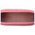 Mini Vanity Case Chanel in lambskin matelassé rosa con catena - vista 4