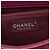 Chanel Red Paris Edinburgh Medium Classic Tricolor Lambskin Single Flap Rosso Bordò - vista 5