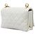 Chanel White Small Quilted Calfskin Pearl CC Accordion Flap Bianco Crudo - vista 2