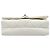 Chanel White Small Quilted Calfskin Pearl CC Accordion Flap Bianco Crudo - vista 3