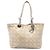 Autre Marque Dior Cherie Shopper Tote Large aus beigem Canvas mit Cannage-Print