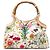 Bamboo Borsa Gucci in tela Flora bianca e bambù Bianco