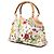 Bamboo Borsa Gucci in tela Flora bianca e bambù Bianco - vista 2