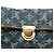Louis Vuitton Blue Monogram Denim Pochette Plate Blau - Ansicht 6