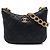 Chanel Black Paris Dakar Quilted Lambskin Mixed Chain Hobo Nero
