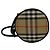 Borsa Boston Burberry Beige Haymarket Check Canvas - vista 7