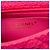 Chanel Mini Reissue 2.55 Single Flap 224 in tweed matelassé rosa - vista 5