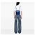 Zaino Chanel Blue Large Quilted Lambskin Urban Spirit - vista 6