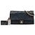 Chanel Blue Jumbo Quilted Iridescent Calfskin Triple Stitched Flap Blu navy - vista 7