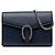 Portafoglio Dionysus con catena Gucci in pelle di vitello blu Blu navy