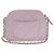 Clutch Chanel Classic in pelle caviar matelassé rosa con catena - vista 2