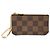 Louis Vuitton Brown Damier Ebene Pochette Cles Marrone