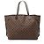 Louis Vuitton Brown Damier Ebene Neverfull GM Marrone
