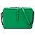 Bolsa Camera com aba e cinto Bottega Veneta em Nappa Intrecciato verde