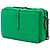 Bolsa Camera com aba e cinto Bottega Veneta em Nappa Intrecciato verde - vista 2