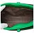 Bolsa Camera com aba e cinto Bottega Veneta em Nappa Intrecciato verde - vista 4
