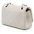 Chanel White Medium Quilted Lambskin Twist Chain Enamel CC Flap Bianco Crudo - vista 2