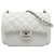 Chanel White Quilted Aged Calfskin Express Zip Around Flap Bianco Bianco sporco