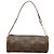 Louis Vuitton Brown Monogram Papillon Pochette Marrone