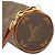 Louis Vuitton Brown Monogram Papillon Pochette Marrone - vista 5