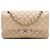 Chanel Beige Medium Classic Caviar Double Flap