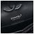 Chanel Black Medium Classic Shiny Crumpled Calfskin So Black Double Flap Nero - vista 5
